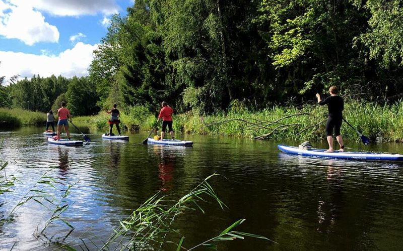 SUP på vattendrag i Branäs närområde