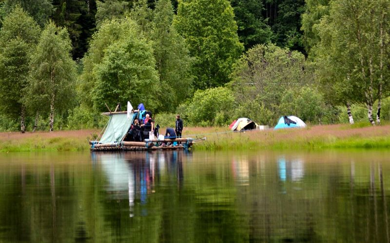Flottfärd längs med Klarälven