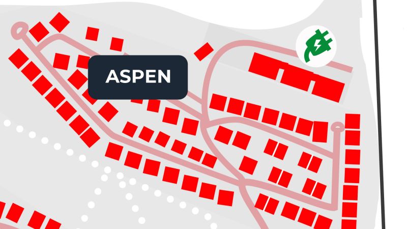 Karta över Aspen i Branäs