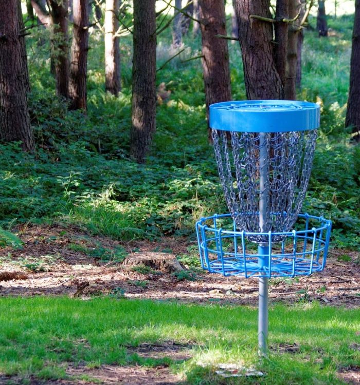 Branäsbergets discgolfbana vid elljuslingan