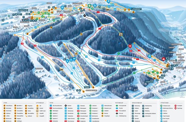 Se vår kartsamling med allt du behöver veta om Branäs