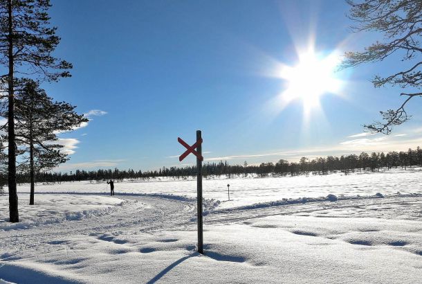 Branäs längdspår på Stormyren